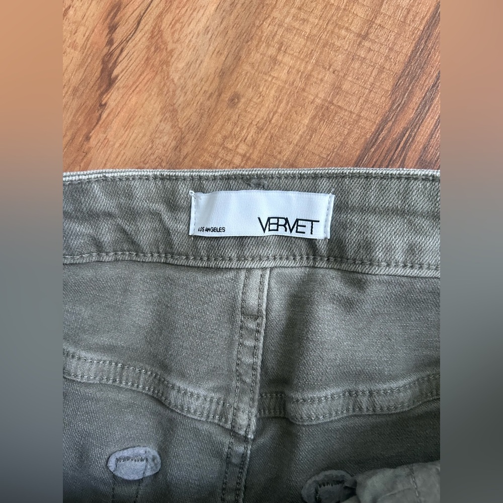 Vervet Lindsey 90s Vintage Loose Fit Wide Leg Stretch Cargo Pant Womens Size 29 - Picture 10 of 14